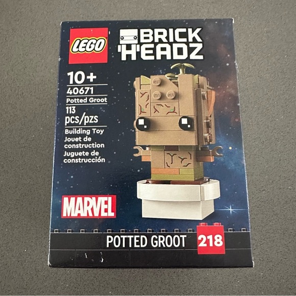 LEGO BrickHeadz 40671 Potted Groot | Marvel Guardians of the Galaxy Set - Picture 1 of 7